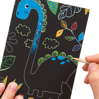 Ooly Mini Scratch & Scribble Art Kit, 7 Piece Activity Set