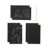 Ooly Mini Scratch & Scribble Art Kit, 7 Piece Activity Set