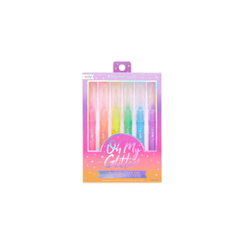 Ooly Oh My Glitter! Highlighters Set Of 6 | Stationery