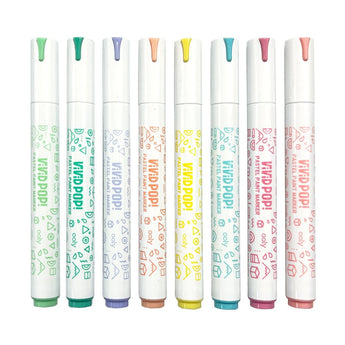 Ooly Vivid Pop Opaque Paint Markers Metallic Set Of 8 | Water Based Art Markers - My Little Thieves
