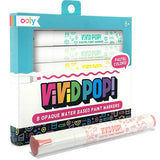 Ooly Vivid Pop Opaque Paint Markers Metallic Set Of 8 | Water Based Art Markers - My Little Thieves