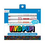 Ooly Vivid Pop Opaque Paint Markers Metallic Set Of 8 | Water Based Art Markers - My Little Thieves
