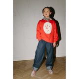 Oxox Club Potato Face Kid's Sweatshirt Red | Sweatshirt Boy