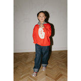 Oxox Club Potato Face Kid's Sweatshirt Red | Sweatshirt Boy