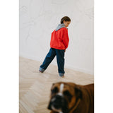 Oxox Club Potato Face Kid's Sweatshirt Red | Sweatshirt Boy