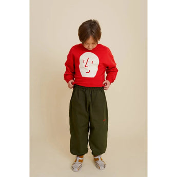 Oxox Club Potato Face Kid's Sweatshirt Red | Sweatshirt Boy