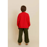 Oxox Club Potato Face Kid's Sweatshirt Red | Sweatshirt Boy