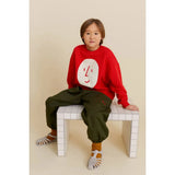 Oxox Club Potato Face Kid's Sweatshirt Red | Sweatshirt Boy