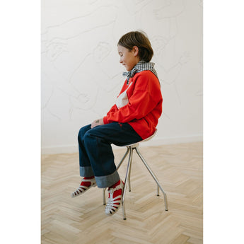 Oxox Club Potato Face Kid's Sweatshirt Red | Sweatshirt Boy