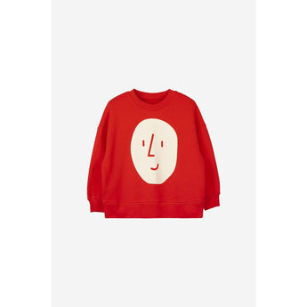 Oxox Club Potato Face Kid's Sweatshirt Red | Sweatshirt Boy