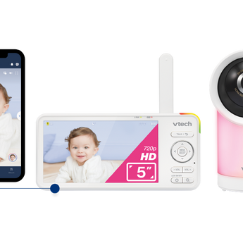 VTech RM5766HD Smart Wi-Fi Video Baby Monitor - 735078056412