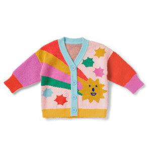Halycon Nights Rainbow Valley Knit Kids Cardigan