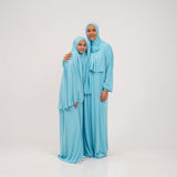 Rouqei Elegant Adult Isdal Plain Prayer Set One & Two Piece | Prayer Set