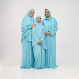Rouqei Elegant Adult Isdal Plain Prayer Set One & Two Piece | Prayer Set