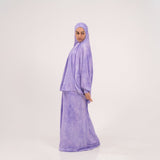 Rouqei Elegant Adult Isdal Plain Prayer Set One & Two Piece | Prayer Set