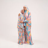 Rouqei Elegant Adult Isdal Printed Prayer Set One & Two Piece | Prayer Set