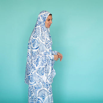 Rouqei Elegant Adult Isdal Printed Prayer Set One & Two Piece | Prayer Set