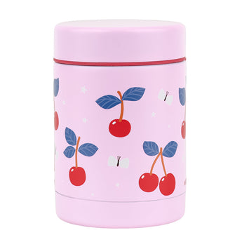 300ml Insulated Steel Food Jar - Cherries