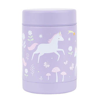 300ml Insulated Steel Food Jar - Unicorn dreams