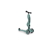 Scoot & Ride Highwaykick 1 in mint green, a 2-in-1 kickboard with two front wheels and one rear wheel.