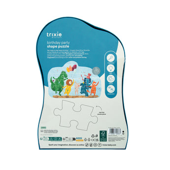 Shape Puzzle Birthday Party 36 Pieces 3 Y+