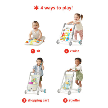 Skip Hop Explore & More Grow Along 4 In 1 Activity Walker Multi Color | Baby Toys