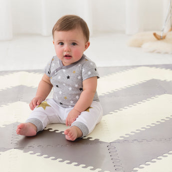Skip Hop Playspot Geo Floor Tiles Grey & Cream | Play Mat