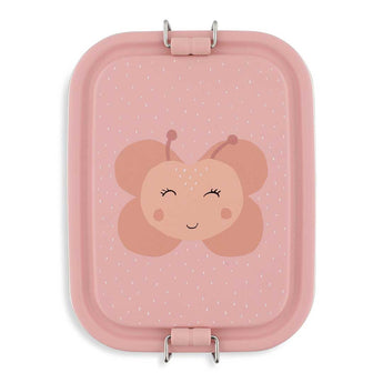 Stainless Steel Lunch Box Small Mrs. Butterfly