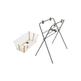 Stokke Flexi Bath Mickey + Foldable Stand Bundle | Disney Baby Bathtub