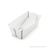 Stokke Flexi Bath With Newborn Support | Foldable Baby Bathtub