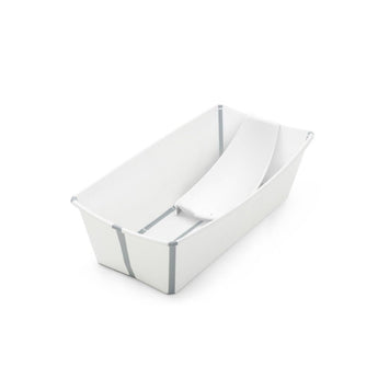 Stokke Flexi Bath X Large With Newborn Support Seat Bundle White | Bath Tubs & Bath Supports