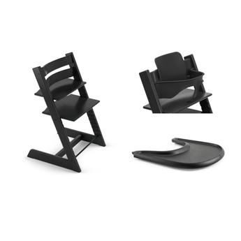 Stokke Tripp Trapp High Chair + Baby Set + Tray Bundle - My Little Thieves