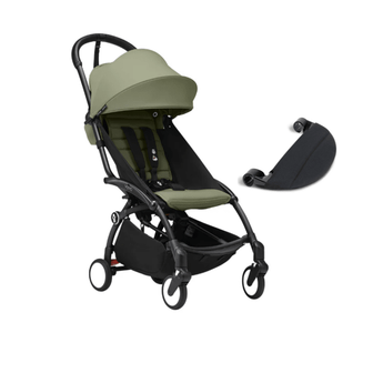 Stokke Yoyo 6+ Color Pack Black Frame + Leg Rest Bundle - My Little Thieves