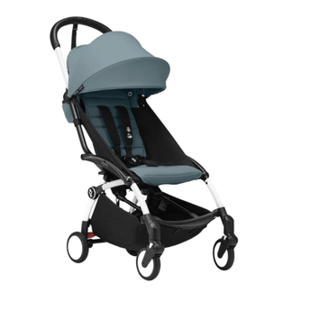 Stokke Yoyo White Frame + 6+ Color Pack + Leg Rest Bundle - My Little Thieves