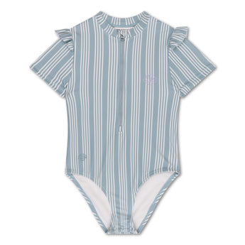 Swim Essentials Girls Short Sleeve Swimsuit | Beach & Pool Swimwear - My Little Thieves