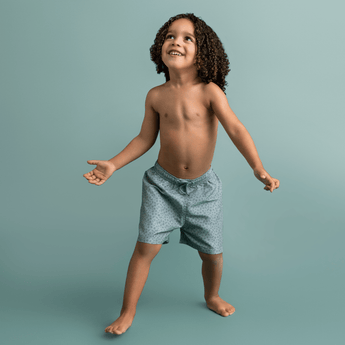 Swim Essentials Green Leopard Swim Shorts For Boys | Kids Swimwear - My Little Thieves