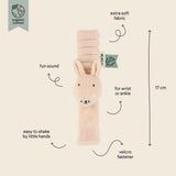 Trixie Eco Friendly Wrist Rattle Collection Mr. Fox, Mrs. Elephant, Mr. Lion, Mr. Dino, Mrs. Rabbit | Rattle