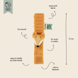 Trixie Eco Friendly Wrist Rattle Collection Mr. Fox, Mrs. Elephant, Mr. Lion, Mr. Dino, Mrs. Rabbit | Rattle