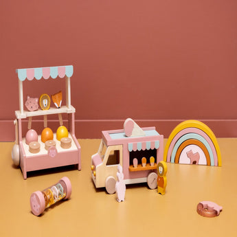 Trixie Handmade Eco Friendly Wooden Rainbow Stacking Toy | Fsc Certified