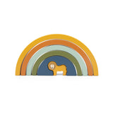 Trixie Handmade Eco Friendly Wooden Rainbow Stacking Toy | Fsc Certified