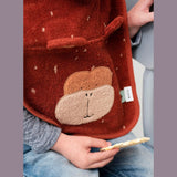 Trixie Organic Cotton Baby Bibs | Soft Animal Collection For 0+ Months