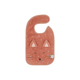 Trixie Organic Cotton Baby Bibs | Soft Animal Collection For 0+ Months