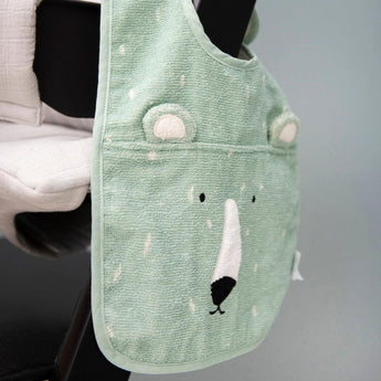 Trixie Organic Cotton Baby Bibs | Soft Animal Collection For 0+ Months