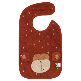 Trixie Organic Cotton Baby Bibs | Soft Animal Collection For 0+ Months