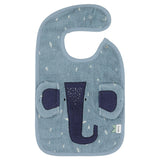 Trixie Organic Cotton Baby Bibs | Soft Animal Collection For 0+ Months