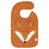 Trixie Organic Cotton Baby Bibs | Soft Animal Collection For 0+ Months