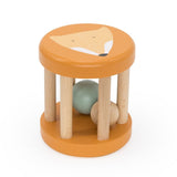 Trixie Rolling Rattle Toy | Wooden Handmade Baby Gift - My Little Thieves