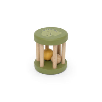 Trixie Rolling Rattle Toy | Wooden Handmade Baby Gift - My Little Thieves