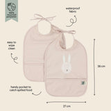 Trixie Waterproof Kids Bibs 2 Pack | Easy Clean Eco Friendly Mealtime - My Little Thieves