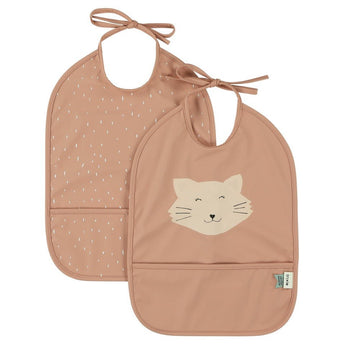 Trixie Waterproof Kids Bibs 2 Pack | Easy Clean Eco Friendly Mealtime - My Little Thieves